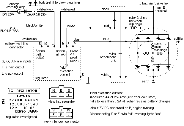 Toyota 4Runner Alternator Wiring from www.townace.plus.com