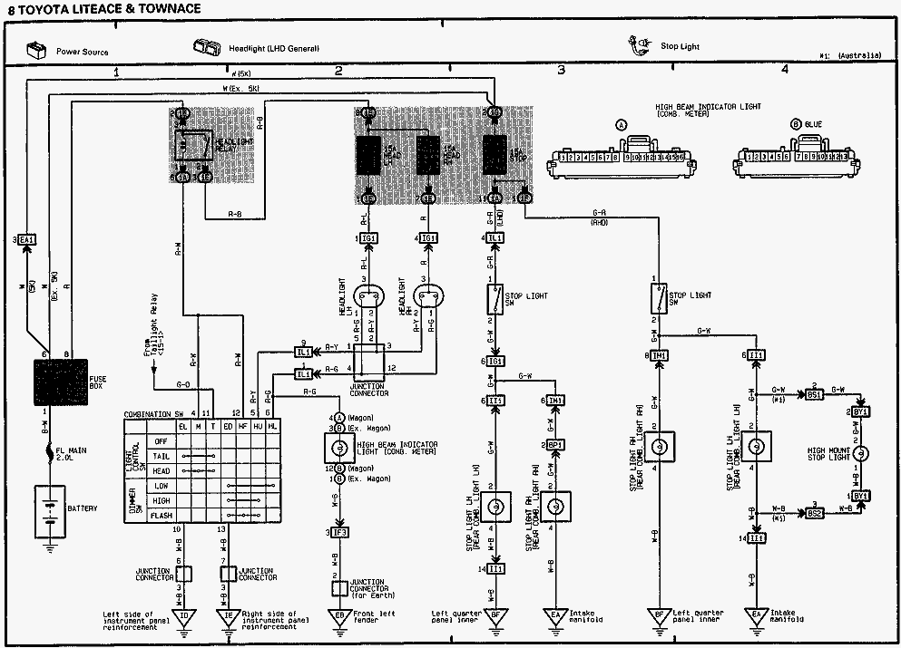 Diagram  Toyota Liteace Wiring Diagram